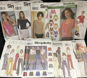 9 Uncut Simplicity McCalls Butterick Women’s Clothing Sewing Patterns Size 4-12 - Picture 1 of 19