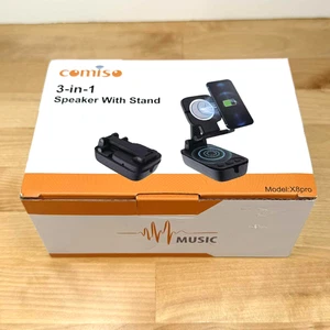 Comiso Altavoz 3 en 1 Soporte para Teléfono Celular Carga Inalámbrica Bluetooth X8pro - Imagen 1 de 7