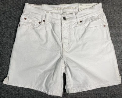 Pantalones Cortos Relajados American Eagle Para Mujer Blancos STRIGID Talla 4 27W "ajuste 30x5.5" Nuevos con Etiquetas Foto 1 de 4