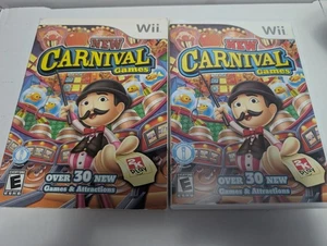 New Carnival Games Nintendo Wii Complete CIB with Slipcover - Picture 1 of 5