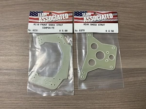 Team Associated RC10 Front & Rear Shock Strut 6231 6378 VINTAGE Rare - Picture 1 of 2