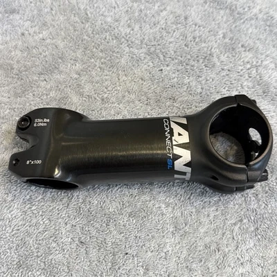 Giant Connect SL 100mm Stem 8 Degree rise Alloy Black 31.8mm Clamp [ssg] - Image 1 of 4