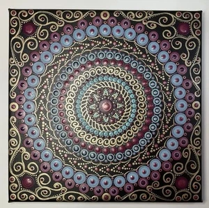 "Lona mandala 12"" x 12"" - por JaDeL" - Imagen 1 de 11