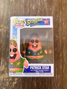 Funko Pop Movies - Patrick Star Boyscout with net (917) - Sponge on The Run - Picture 1 of 6