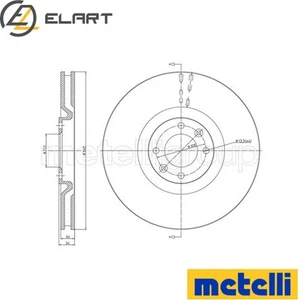 2x BRAKE DISC 23-1483C FOR CITROËN DS4DS5 PEUGEOT 308/CC 5FU/5FV/5FE/5GZ 1.6L - Picture 1 of 6