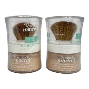 (2) L’Oréal True Match Light Ivory W1-2 Mineral Foundation Puder Make-up versiegelt - Bild 1 von 2