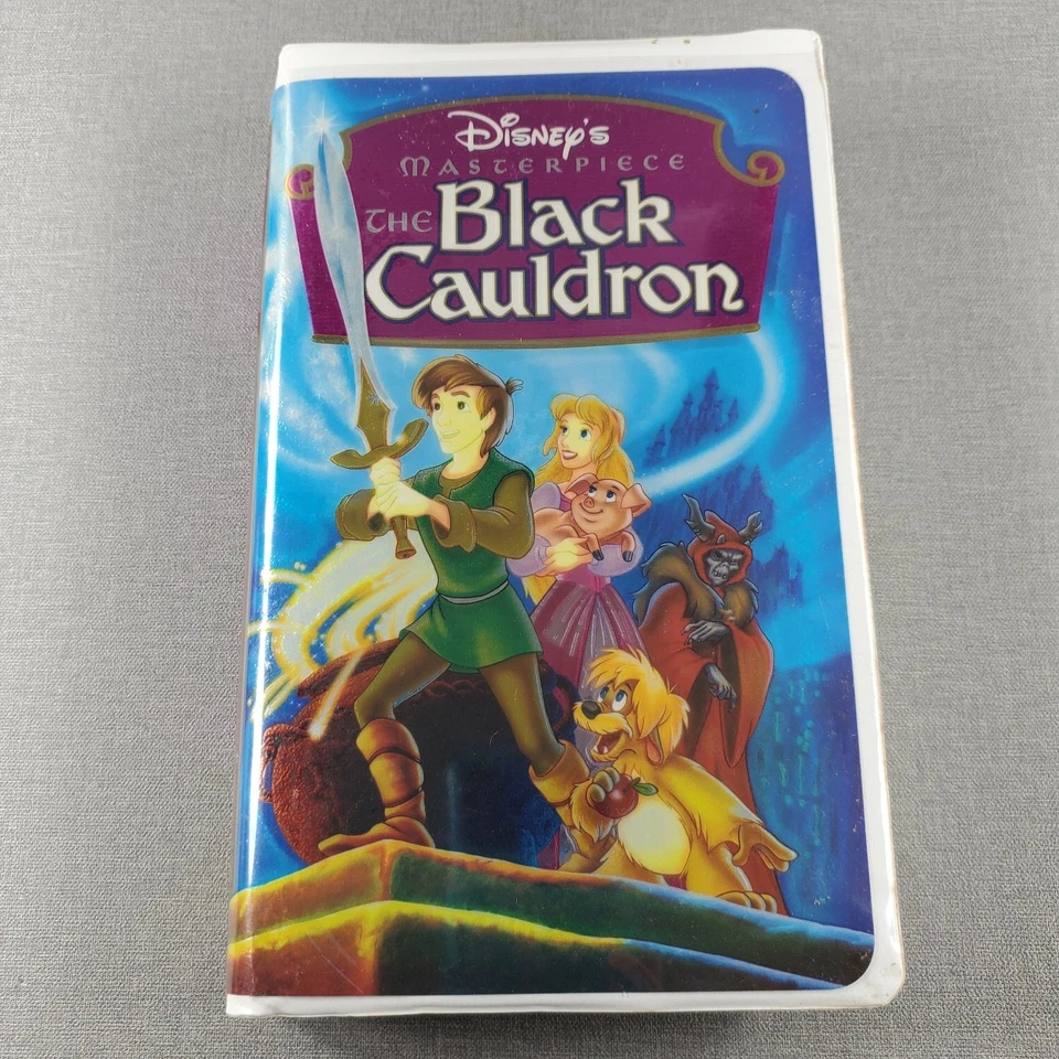 The Black Cauldron VHS 1985 Animation Disney Masterpiece Buena Vista Foto 1 de 4