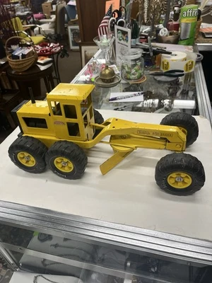 Niveladora de carretera Tonka vintage años 60 acero prensado, hecha en EE. UU., clásica y coleccionable Foto 1 de 4