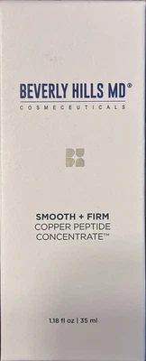 Concentrado de péptido de cobre liso + firme Beverly Hills MD - venta al por menor $95 - NUEVO/SELLADO Foto 1 de 4