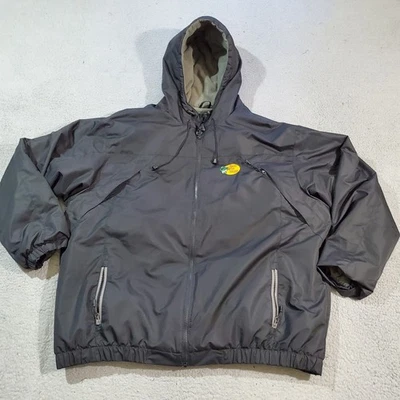 Bass Pro Shops Jacket Mens 2XL Black Hooded Thermolite Parka Coat Zip Pockets - Image 1 of 4