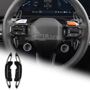 Steering Wheel Paddle Shifter Extension Fits Hyundai IONIQ 5N 6N 2024-2026 Black - Picture 1 of 10
