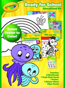Crayola Preschool Learning Kit - Ready for School, Ages 3-5, includes Colors... - Picture 1 of 2