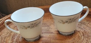 2 Noritake Melissa 3080 Coffee Teacup Cups - Picture 1 of 6