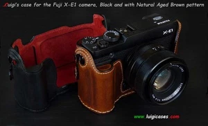 LUIGI CASE+STRAP TO FUJI FINEPIX X-E2S,X-E2,X-E1+STRAP,some COLORS,DHL,LOW PRICE - Picture 1 of 6