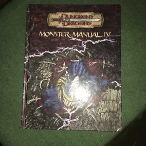 Dungeons & Dragons V3.5 Libro delle Regole - Manuale dei Mostri 4 (Hardback) - Foto 1 di 5