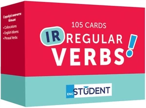 Book In English Irregular Verbs. 105 Cards - Imagen 1 de 2