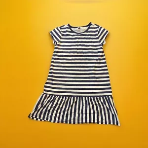 Tea Collection Striped Summer Dress Girl Sz 8 - Picture 1 of 1