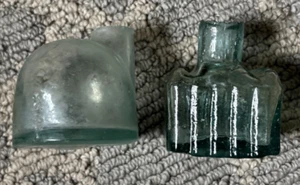 Vtg Igloo Ink Bottle & Square Ink Bottle - Picture 1 of 14