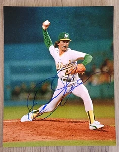 Dennis Eckersley Signed 8x10 Photo MLB HOF Oakland Athletics Pitcher RAD - Picture 1 of 2