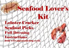 Pesce Amanti Kit Lobster / Granchio Artiglio Cracker 4 Inossidabile Set Unico