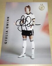 Giulia Gwinn DFB Frauen Signierte Autogrammkarte Bayern Autogramm Karte 2022