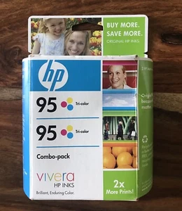 HP 95 Tri-Color Ink Twin Pack CD886FN – Expired 2009 – For Crafts or Refill - Picture 1 of 1