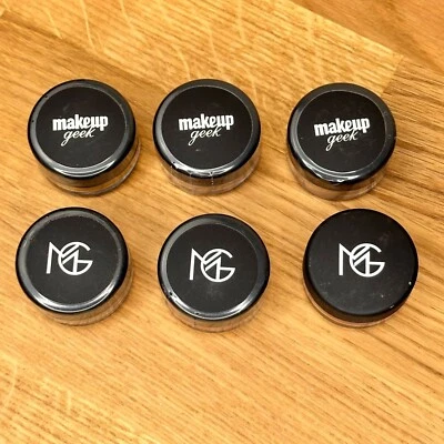 Лот из 6 косметики Geek свободного пигменты запечатанный новый (только 1 был открыт, но был n - Изображение 1 из 4