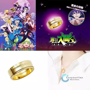 Anello Fanfun Anime Welcome To Demon School Iruma-kun Ruota Accessori Adulti Nuovo - Foto 1 di 11
