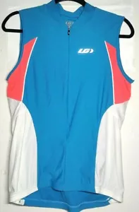 LOUIS GARNEAU Radtrikot Damen XXL BREEZE VENT ärmellos 3/4 Zip blau - Bild 1 von 4