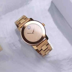 Brand New Movado Bold Women’s Glitter Dial Rose Gold Watch 3600335 - Picture 1 of 7