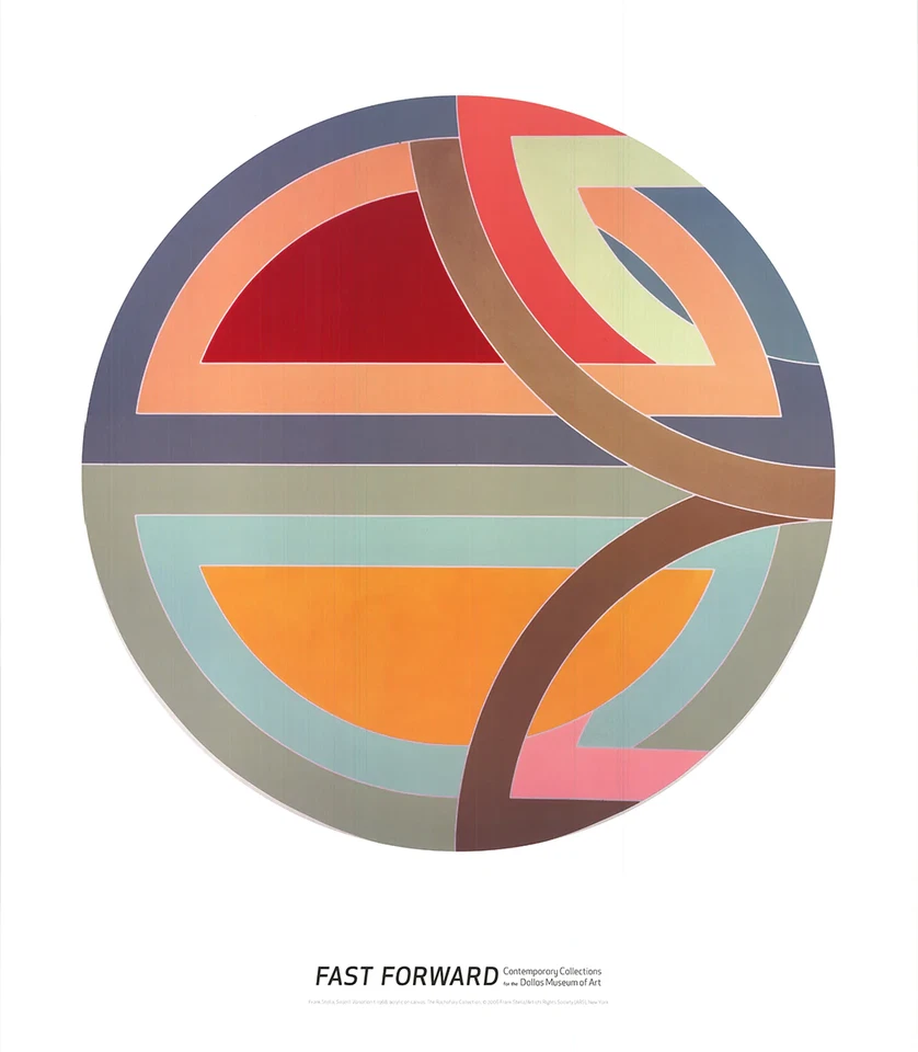 Póster Frank Stella Sinjerli Variación I 27,25" x 24" 2006 Minimalismo Multicolor Foto 1 de 4