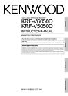 Operating Instructions For Kenwood Krf-V6050, Krf-V5050