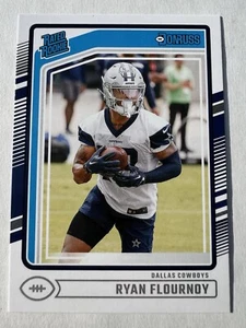 2024 Donruss Ryan Flournoy Rated Rookie RC #356 Cowboys - Picture 1 of 2