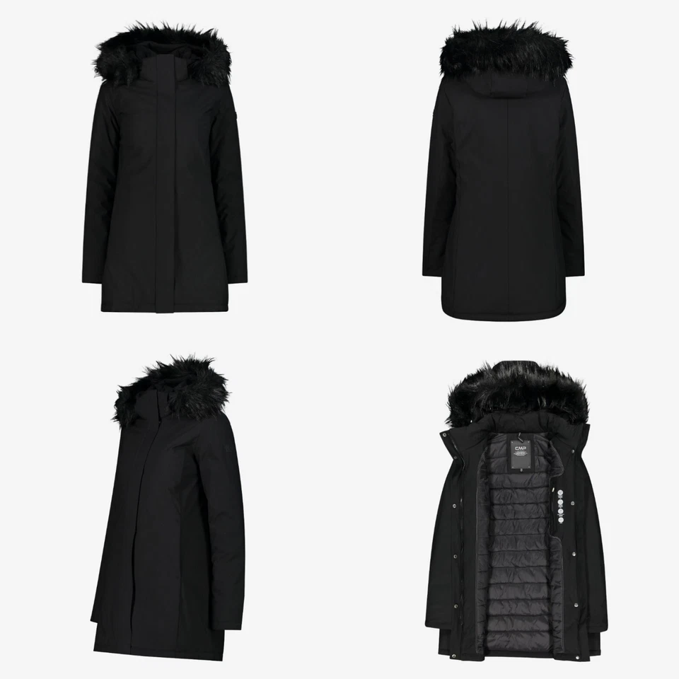 CMP Damen Light Softshell Mantel mit Kapuze mit Öko Fell - Bild 1 von 1