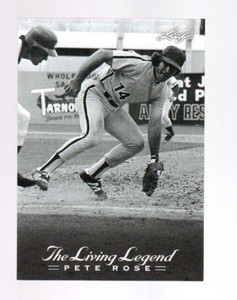2012 Leaf The Living Legend Pete Rose Baseball Card 28 Philadelphia Phillies