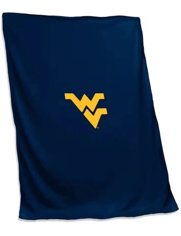 West Virginia Mountaineers NCAA 54'' x 84'' Team Sweatshirt Blanket Cover