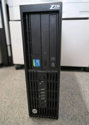 HP Z230 SFF Workstation Computer Intel Core i7-4790 3.60GHz 8GB 500GB - Image 1 of 2