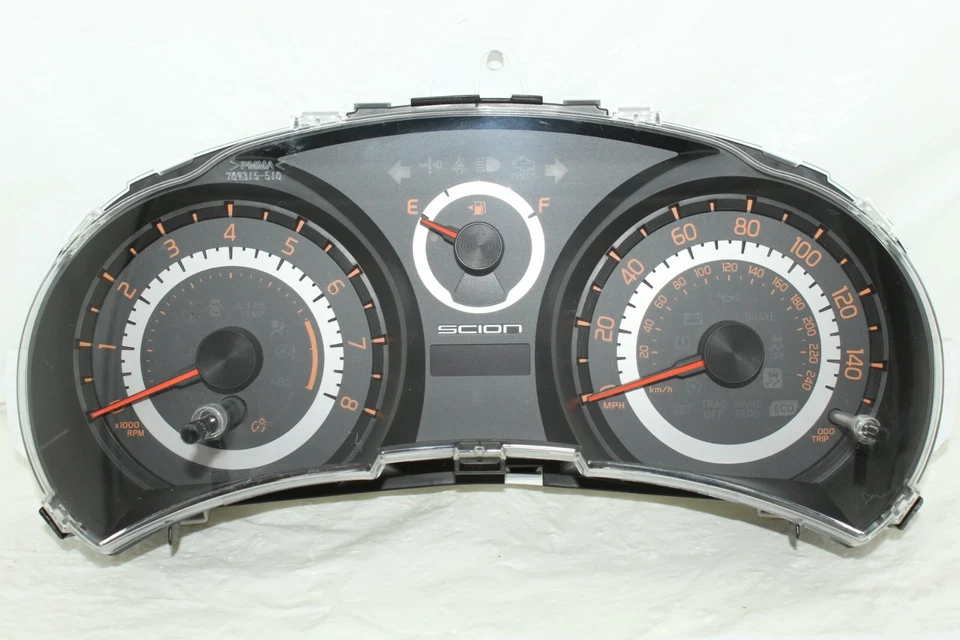 Cuadro de instrumentos velocímetro medidores de panel de instrumentos 2014-2016 Scion TC 56.146 millas Foto 1 de 4