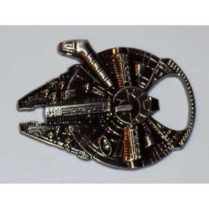 Star Wars Millenium Falcon Metal Bottle Opener Zinc Alloy - Non-magnetic Opener - Picture 1 of 5