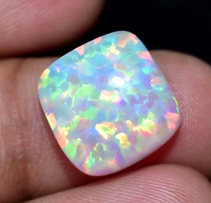 Natural White Fire Opal Australian Untreated 8.30 Ct Certified Loose Gemstone - Picture 1 of 6