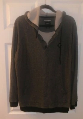 RVCA, men's, light weight, grey, hoodie, size L - Image 1 of 4