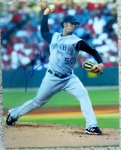 James Shields Signed Autographed 8x10 Photo Tampa Bay Devil Rays Royals Padres - Picture 1 of 2