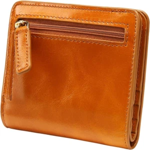 Women'S Rfid Blocking Small Compact Bifold Leather Pocket Wallet Ladies Mini Pur - Picture 1 of 12