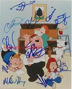 FAMILY GUY Seth MacFarlane / Seth Green + 8 SIGNED Autographed 8x10 Color Photo - Picture 1 of 1