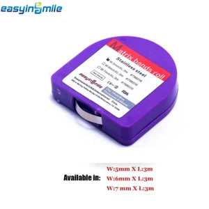 Dental Lichtgehärtete Harz Matrix Bänder 5/6/7mm Restauration 3m Edelstahl - Bild 1 von 11