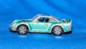 Die Cast Porsche 959 Made in China Green Car. Play Worn - Picture 1 of 7