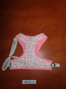 Hundegeschirr Gooby rosa und weiß Blumen mit Leine Größen: L oder XL Sam 397 DS110 B1 - Bild 1 von 6