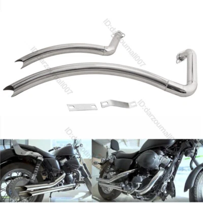 Silenciador de escape escalonado para moto Honda Shadow Aero 750 VT750C Foto 1 de 4