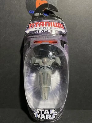 New 2006 Galoob Star Wars Titanium Series Die Cast Sith Infiltrator Vehicle - Image 1 of 4