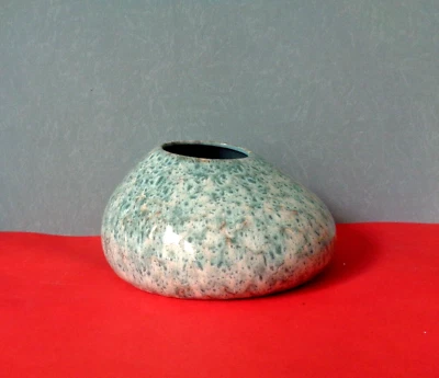 GILDE Deko Vase ORGANIC 12x 22 x 25 cm grün KERAMIK - Bild 1 von 4